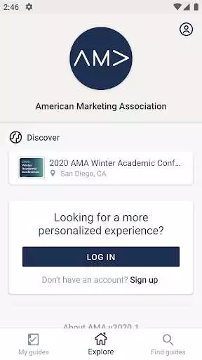 Play APK American Marketing Association  and enjoy American Marketing Association with UptoPlay com.guidebook.apps.AMA.android