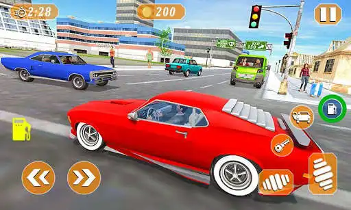 Play American Muscle Car Simulator 2019: Driving Game as an online game American Muscle Car Simulator 2019: Driving Game with UptoPlay