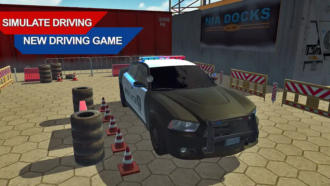 Play American Police Parking Simulator 3D as an online game American Police Parking Simulator 3D with UptoPlay