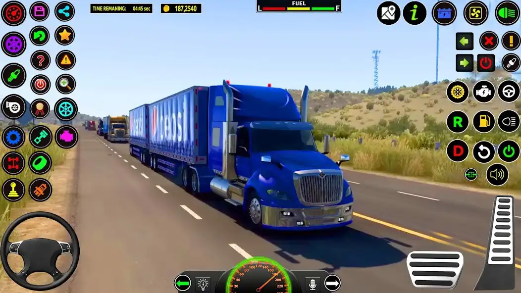 Play American Truck Driving 3D 2022 as an online game American Truck Driving 3D 2022 with UptoPlay