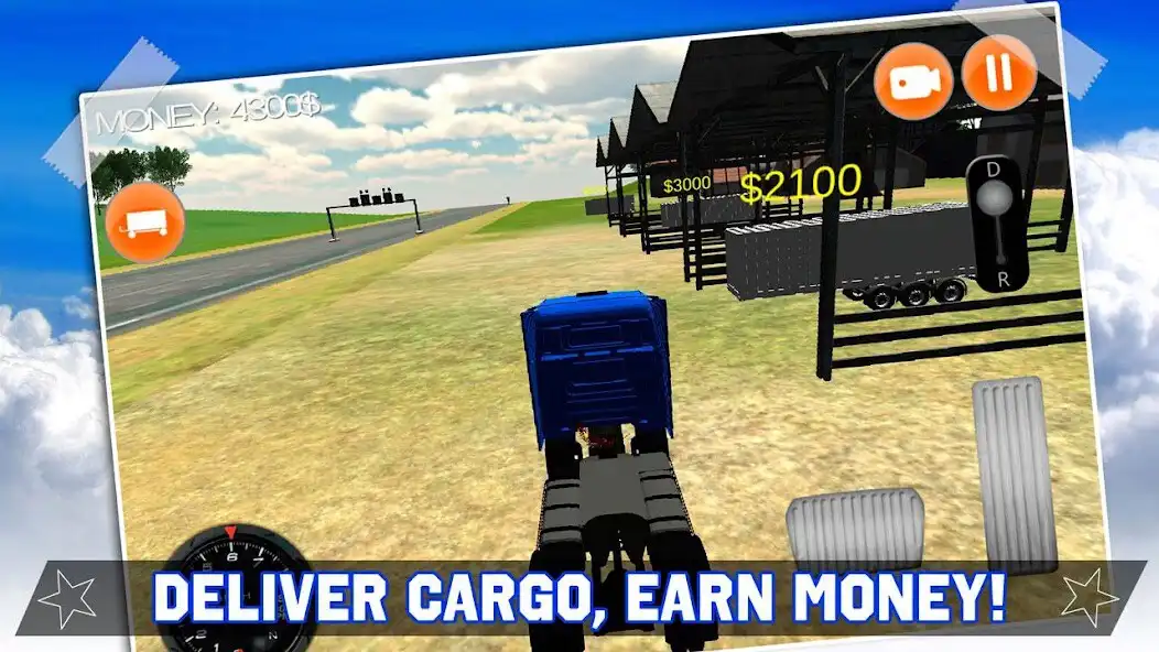 Play American Truck Simulator 3D as an online game American Truck Simulator 3D with UptoPlay