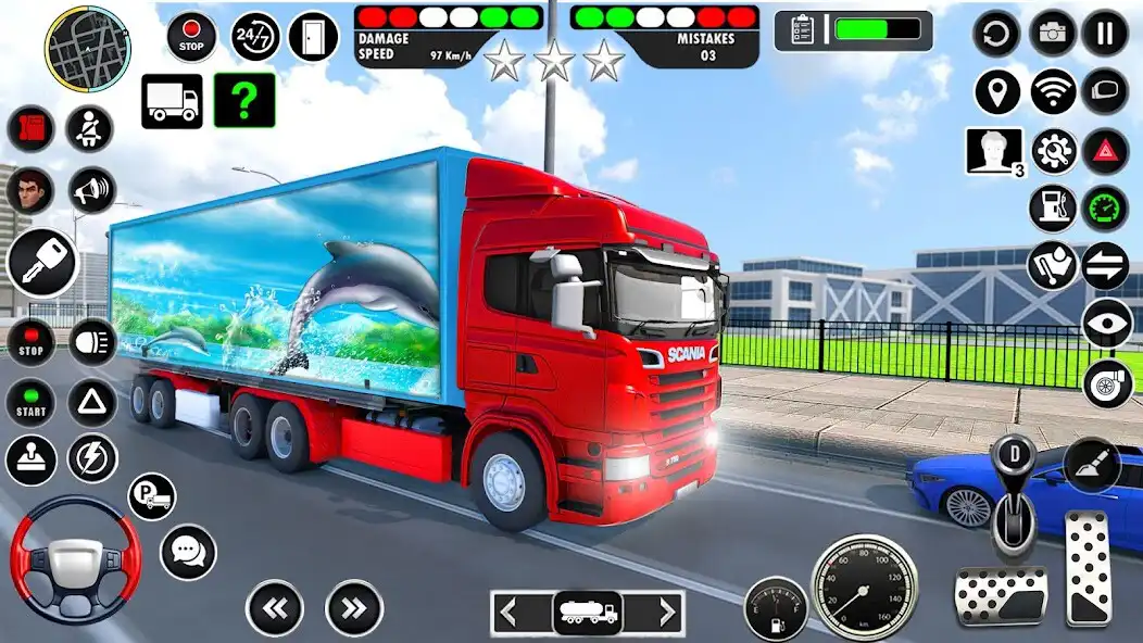 Play American Truck Simulator Drive as an online game American Truck Simulator Drive with UptoPlay