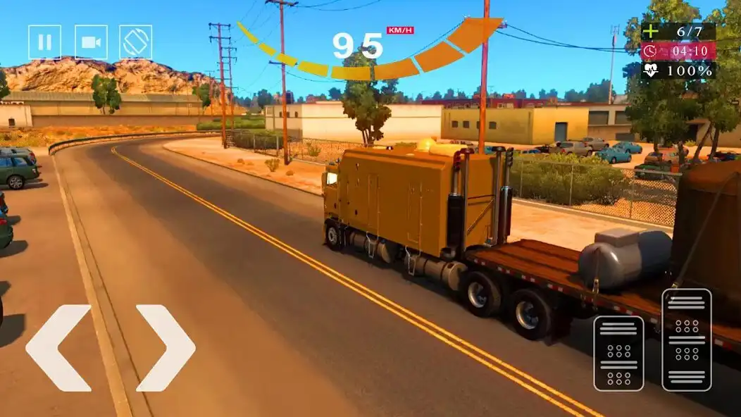 Play American Truck Simulator as an online game American Truck Simulator with UptoPlay