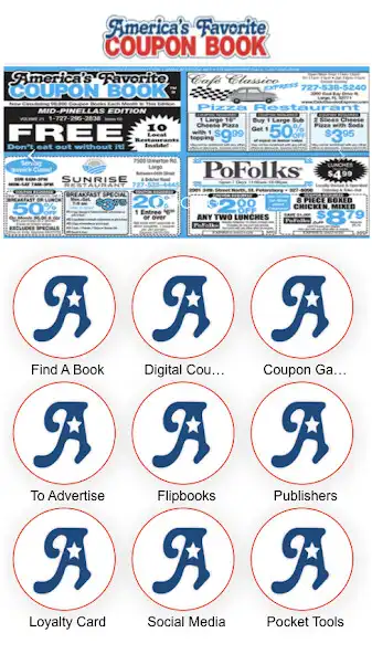 Play Americas Favorite Coupon Book as an online game Americas Favorite Coupon Book with UptoPlay