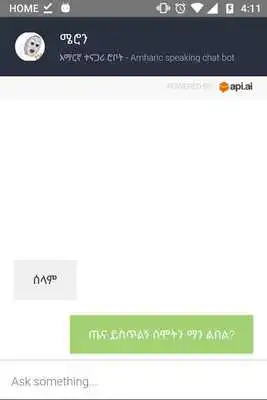 Play Amharic Chat Robot Play Amharic Chat Robot