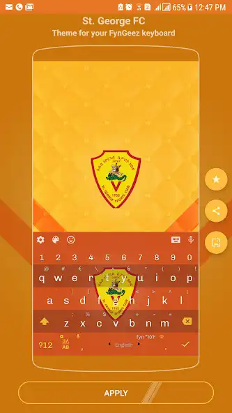Play Amharic Keyboard theme -St. Ge as an online game Amharic Keyboard theme -St. Ge with UptoPlay