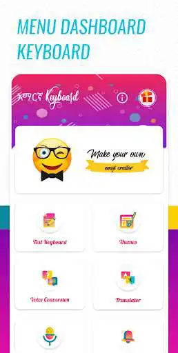 Play Amharic Voice Typing Keyboard - English Translator as an online game Amharic Voice Typing Keyboard - English Translator with UptoPlay