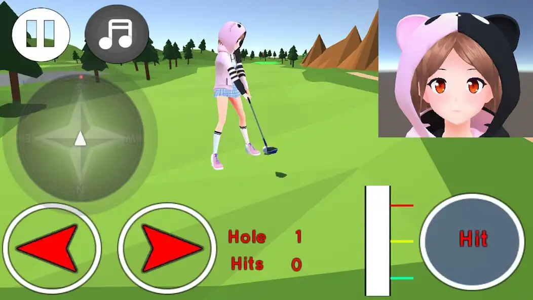 Play Ami Fun Golf Club as an online game Ami Fun Golf Club with UptoPlay