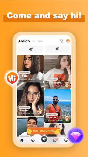 Play Amigo-Chat Rooms, Real Friends as an online game Amigo-Chat Rooms, Real Friends with UptoPlay