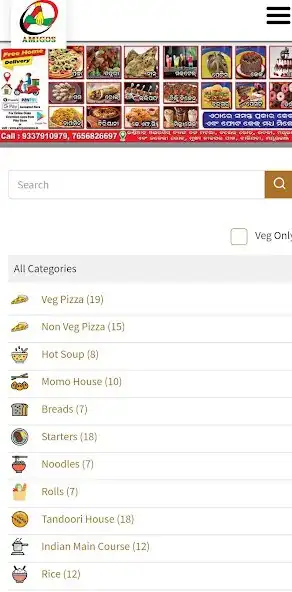 Play Amigos Pizza Restaurants as an online game Amigos Pizza Restaurants with UptoPlay