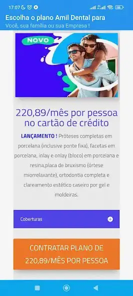 Play Amil Dental - Contrate o Seu ! as an online game Amil Dental - Contrate o Seu ! with UptoPlay