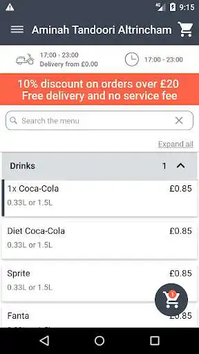 Play Aminah Tandoori Altrincham as an online game Aminah Tandoori Altrincham with UptoPlay