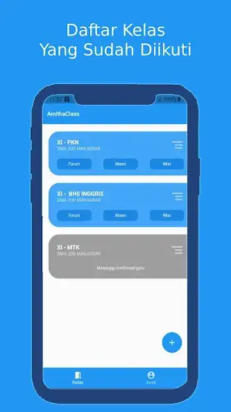 Play AmithaClass Siswa - Absensi, Tugas dan Nilai Siswa as an online game AmithaClass Siswa - Absensi, Tugas dan Nilai Siswa with UptoPlay