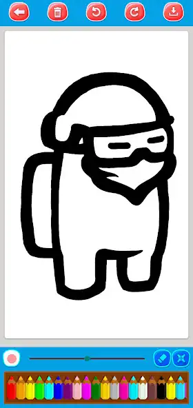 Play Among us Coloring Pages as an online game Among us Coloring Pages with UptoPlay