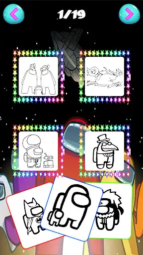 Play Among US Coloring as an online game Among US Coloring with UptoPlay