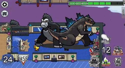 Play Among Us Kong & Gozila Mod as an online game online Among Us Kong & Gozila Mod with UptoPlay Play Among Us Kong & Gozila Mod as an online game Among Us Kong & Gozila Mod with UptoPlay