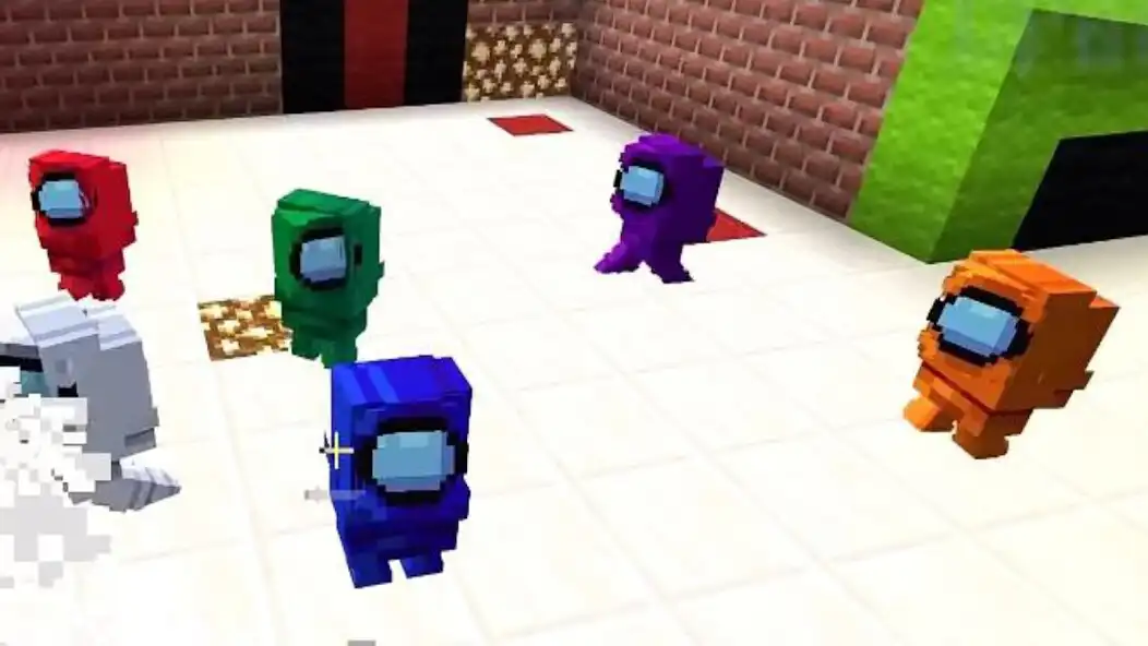 Play Among us mod mcpe  and enjoy Among us mod mcpe with UptoPlay