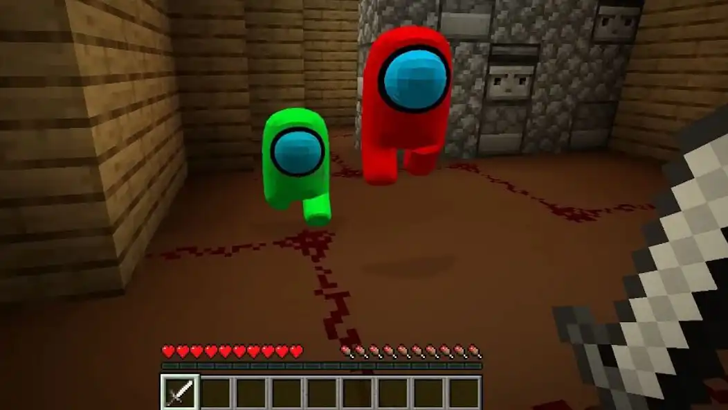 Play Among us mod mcpe as an online game Among us mod mcpe with UptoPlay