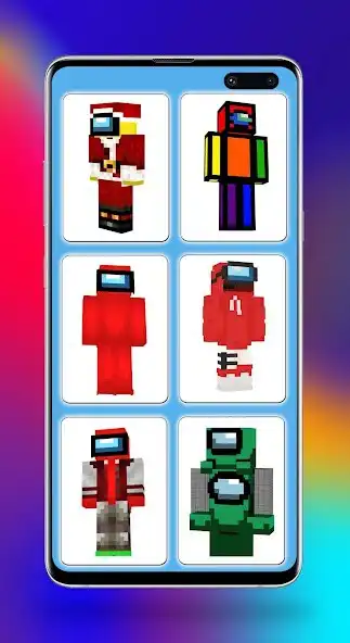 Play Among Us Skin For MCPE  and enjoy Among Us Skin For MCPE with UptoPlay