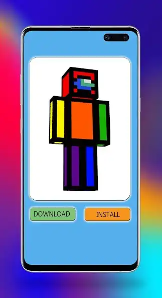Play Among Us Skin For MCPE as an online game Among Us Skin For MCPE with UptoPlay