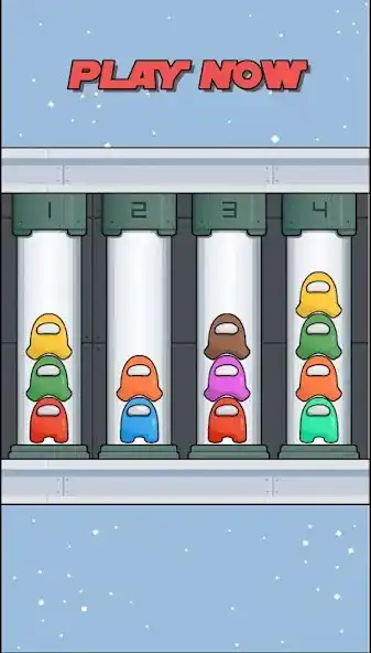 Play AmongUs SortPuz as an online game AmongUs SortPuz with UptoPlay