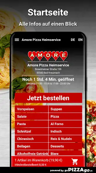 Play Amore Pizza Heimservice Bad Kr as an online game Amore Pizza Heimservice Bad Kr with UptoPlay