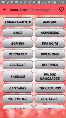 Play Amor Mensagens de status livre