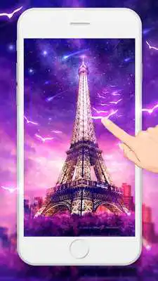 Play Amorous Eiffel Sunset Live Wallpaper Play Amorous Eiffel Sunset Live Wallpaper