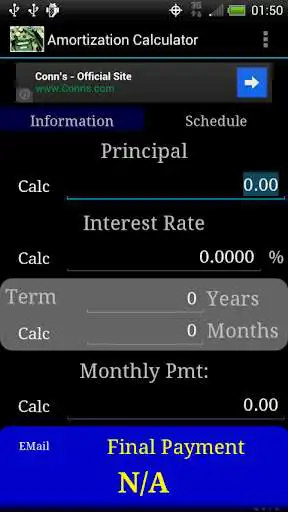 Play APK Amortization Calculator  and enjoy Amortization Calculator with UptoPlay com.binaryengineers.calc