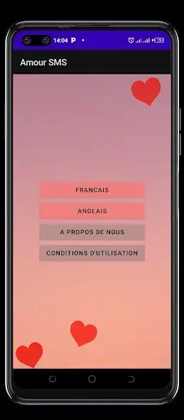Play Amour SMS Fr-En  and enjoy Amour SMS Fr-En with UptoPlay
