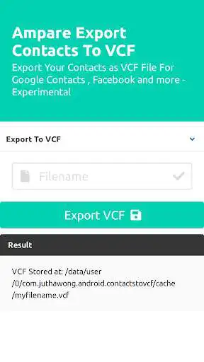 Play Ampare Export Contacts To VCF Free and enjoy Ampare Export Contacts To VCF Free with UptoPlay Play Ampare Export Contacts To VCF Free and enjoy Ampare Export Contacts To VCF Free with UptoPlay
