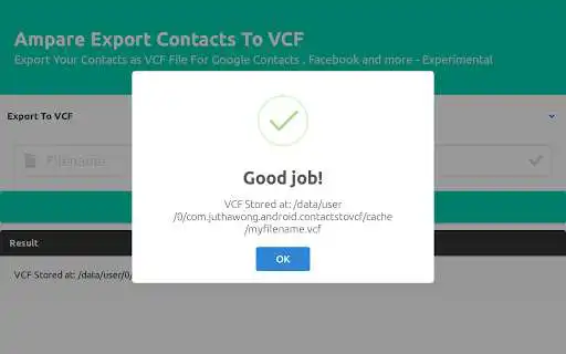 Play Ampare Export Contacts To VCF Free as an online game online Ampare Export Contacts To VCF Free with UptoPlay com.juthawong.android.contactstovcf Play Ampare Export Contacts To VCF Free as an online game Ampare Export Contacts To VCF Free with UptoPlay