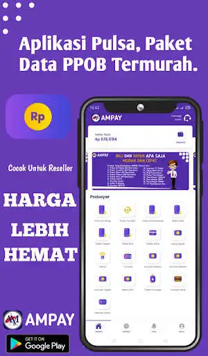 Play AMPAY- Isi Pulsa,PPOB Termurah  and enjoy AMPAY- Isi Pulsa,PPOB Termurah with UptoPlay