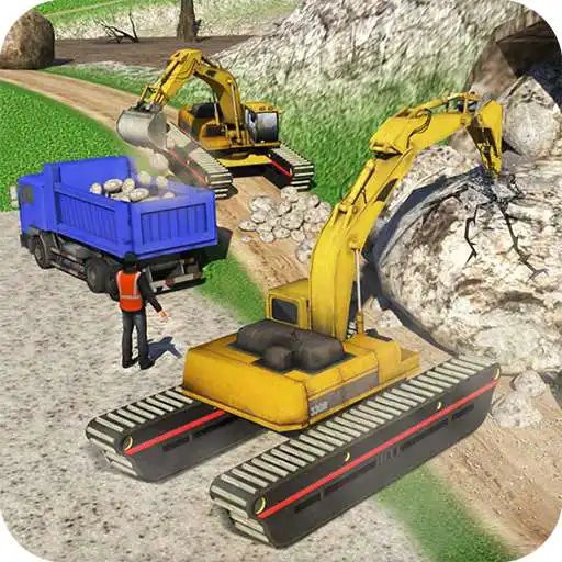 Run free android online Amphibious Excavator Construction Crane Simulator APK