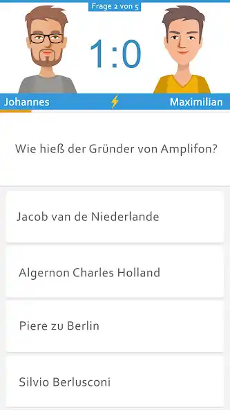 Play Amplifon Wissensquiz as an online game Amplifon Wissensquiz with UptoPlay