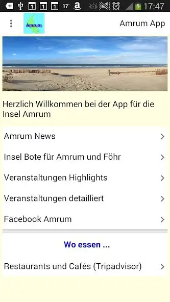 Play Amrum App für den Urlaub as an online game Amrum App für den Urlaub with UptoPlay