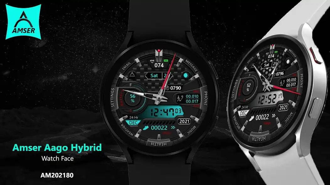 Play Amser Aago Hybrid Watchface  and enjoy Amser Aago Hybrid Watchface with UptoPlay
