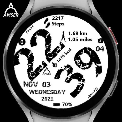 Play Amser Destroy Digi Watch Face APK
