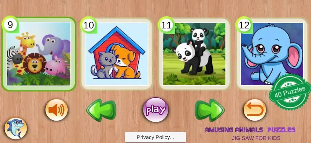 Play Amusing Animals Puzzles as an online game Amusing Animals Puzzles with UptoPlay