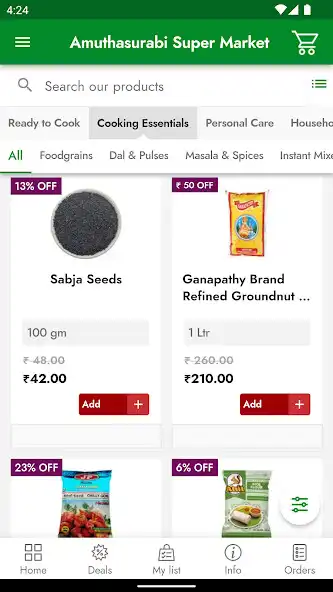 Play Amuthasurabi Super Market as an online game Amuthasurabi Super Market with UptoPlay