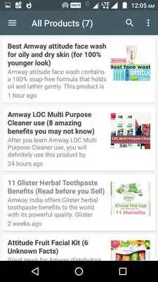 Play Amway Products Knowledge