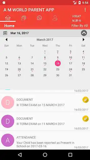 Play APK AM WORLD SCHOOL PARENT APP  and enjoy AM WORLD SCHOOL PARENT APP with UptoPlay com.ginormous.com.amworldschool