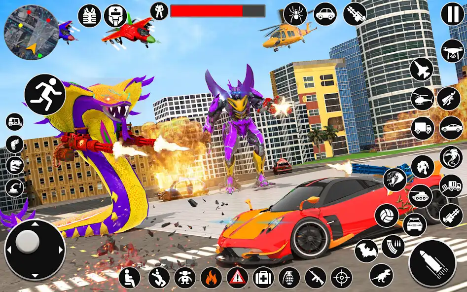 Play Anaconda Car Robot Games 3D as an online game Anaconda Car Robot Games 3D with UptoPlay