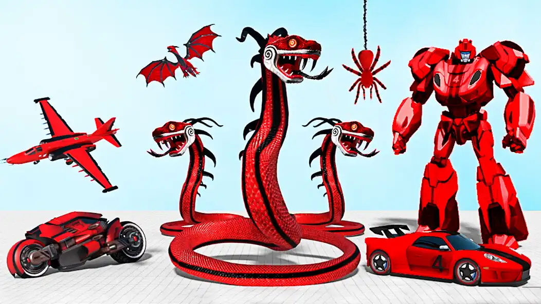 Play Anaconda Robot Car War Game as an online game Anaconda Robot Car War Game with UptoPlay