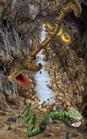 Play Anaconda Snake Jungle Run 3D as an online game Anaconda Snake Jungle Run 3D with UptoPlay
