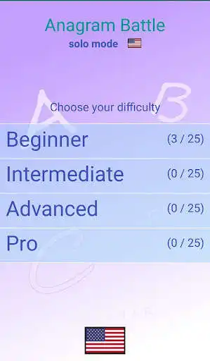 Play Anagram Battle  and enjoy Anagram Battle with UptoPlay