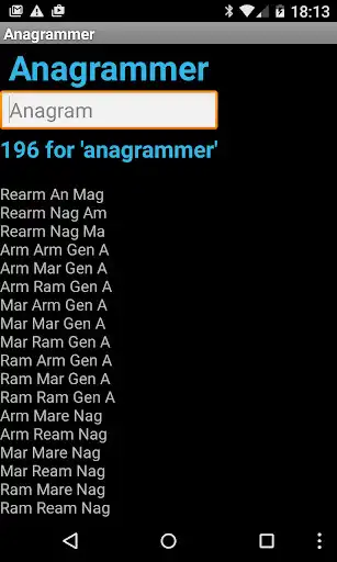 Play Anagrammer  and enjoy Anagrammer with UptoPlay
