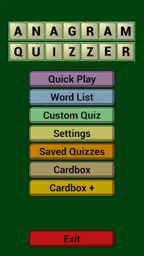 Play Anagram Quizzer Play Anagram Quizzer