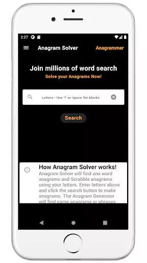 Play Anagram Solver  and enjoy Anagram Solver with UptoPlay