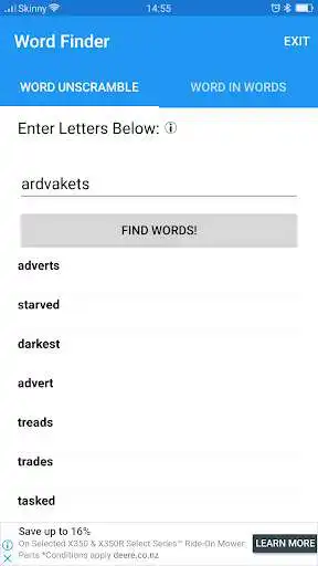 Play Anagram unscrambler - Word finder and enjoy Anagram unscrambler - Word finder with UptoPlay Play Anagram unscrambler - Word finder and enjoy Anagram unscrambler - Word finder with UptoPlay